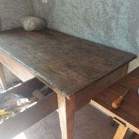 Tavolo da lavoro in quercia