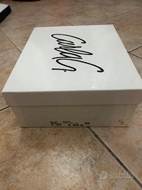 Scarpe Carla G tacco alto camiscio verde