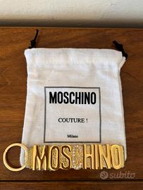 Portachiavi Moschino maxi oro con strass ⚜️ nuovo