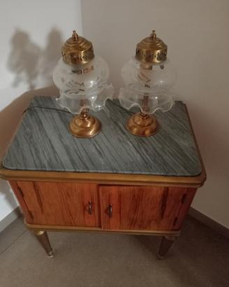Coppia abat-jour vintage