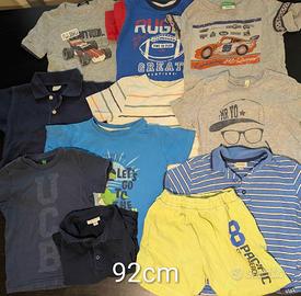 Lotto bambino estivo 92 cm 2anni 18pz