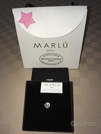 Anello Marlù con iniziale
