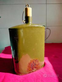 Borraccia in ferro smaltato WW2 British Canteen
