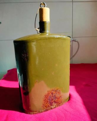 Borraccia in ferro smaltato WW2 British Canteen