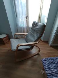 Sedia a dondolo Vintage