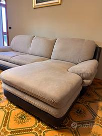 Divano letto 3 posti con penisola