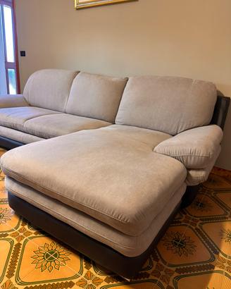 Divano letto 3 posti con penisola
