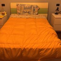 Letto contenitore una piazza e mezzo con materasso