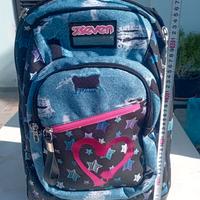 SEVEN TROLLEY Scuola. Zaino. Nuovo mai usato