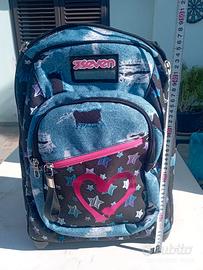 SEVEN TROLLEY Scuola. Zaino. Nuovo mai usato