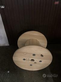 Bobina in legno diametro 80 × 54 cm di altezza