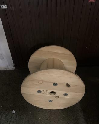 Bobina in legno diametro 80 × 54 cm di altezza