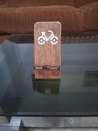 Supporto Porta Cellulare da Tavolo in Legno 