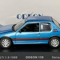 Modellino auto 1/43 Peugeot 205 GTi 1.9 1988
