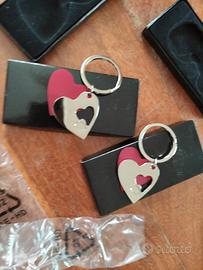 Portachiavi (due) in acciaio