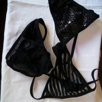 Tris perizoma in pizzo