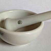 Richard Ginori Mortaio + pestello porcellana 1940