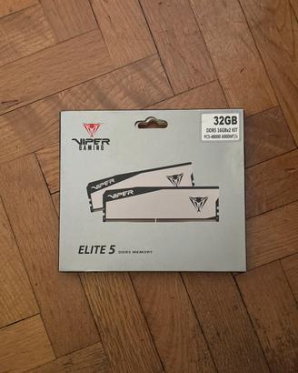 RAM DDR5 32GB 6000MHz CL30 Patriot Elite 5