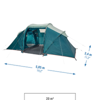 tenda quecha arpenaz 4.2 decathlon