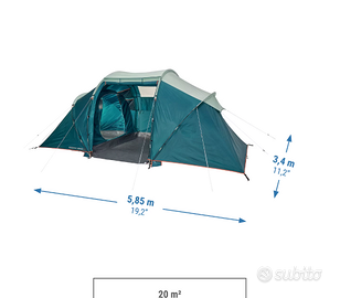 tenda quecha arpenaz 4.2 decathlon