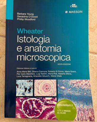 Libro Wheater - Istologia e anatomia microscopica