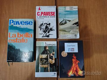 Cesare Pavese - Lotto di 5 romanzi assortiti