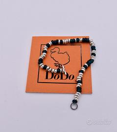 Bracciale Rondelle in argento e plastica riciclata