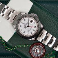 Rolex Explorer II Ref. 16570 White Dial Full Set