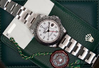 Rolex Explorer II Ref. 16570 White Dial Full Set