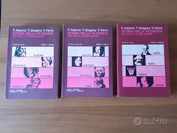 STORIA DELLA FILOSOFIA  ediz. LATERZA