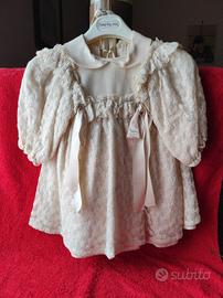 antico vestitino da battesimo per bambina 