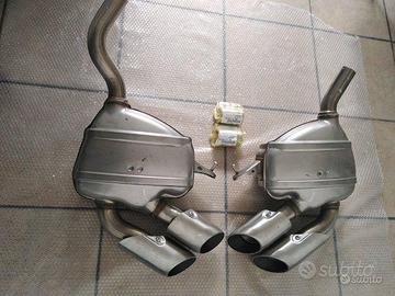 Coppia silenziatori scarico Porsche Macan diesel