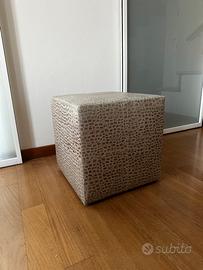 Pouf Villon - Minotti stampa coccodrillo