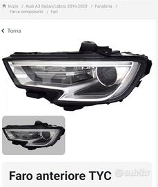 Faro SX audi A3
