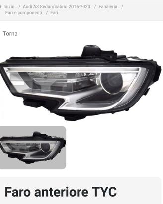 Faro SX audi A3