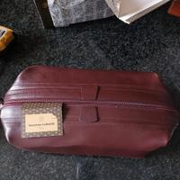 Beautycase Pelle Nazzareno Gabrielli NuovoVintage