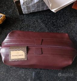 Beautycase Pelle Nazzareno Gabrielli NuovoVintage