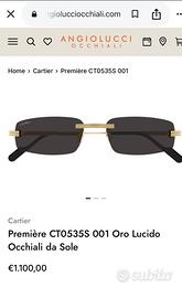 Occhiali da sole Cartier originali