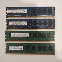 RAM DDR3  per Intel e AMD da 2gb e 1gb