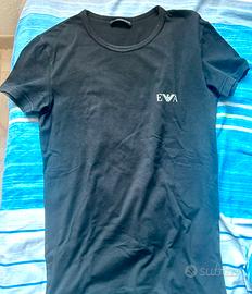 T-Shirt Emporio Armani Uomo S Nera Underwear