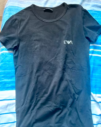 T-Shirt Emporio Armani Uomo S Nera Underwear