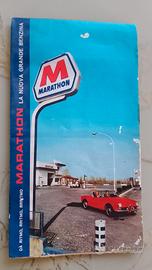 MARATHON Carta stradale d'Italia vintage - '50 '60