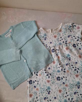 vestitino estivo Zara per bambine di 12-18 mesi 
