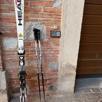 sci Head supershape i-speed 156cm e racchette leki