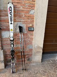 sci Head supershape i-speed 156cm e racchette leki