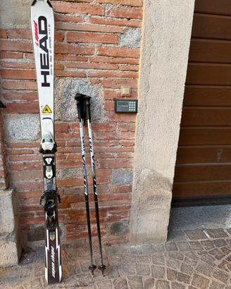 sci Head supershape i-speed 156cm e racchette leki
