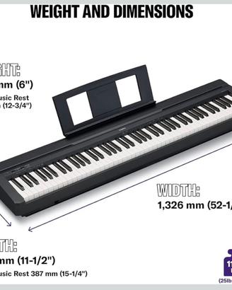 Pianoforte digitale Yamaha P-145