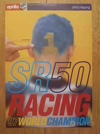 Depliant Brochure Scooter Aprilia SR50 Racing 1998
