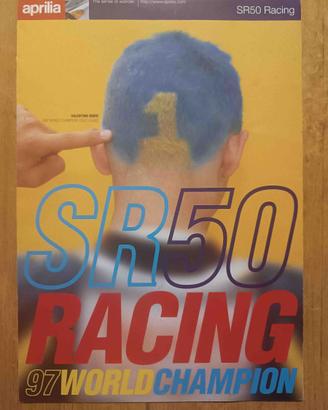 Depliant Brochure Scooter Aprilia SR50 Racing 1998