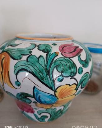 vaso di ceramica Deruta 